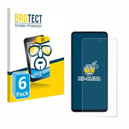 BROTECT - Screenprotector voor Oppo A5 - Folie Beschermfolie transparant 6 Stuks