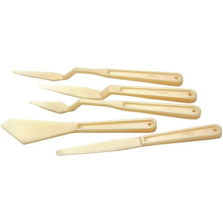 VBS Plastic spatel, 5-delig