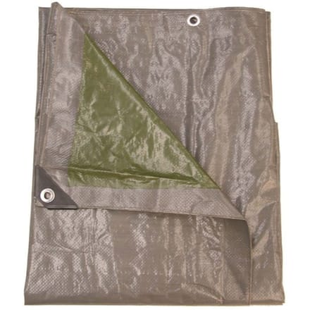 Talen Tools - Dekzeil - 140 gr/m2 - 5 x 8 m - Grijs/Groen