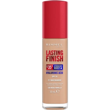 Rimmel Lasting Finish 35Hr Foundation 30 ml (Verschillende Tinten) - 150 Rose Vanilla