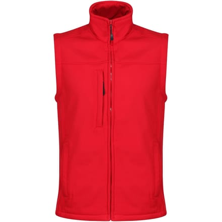Regatta Heren Flux Softshell Body Warmer (Klassiek rood/grijs)