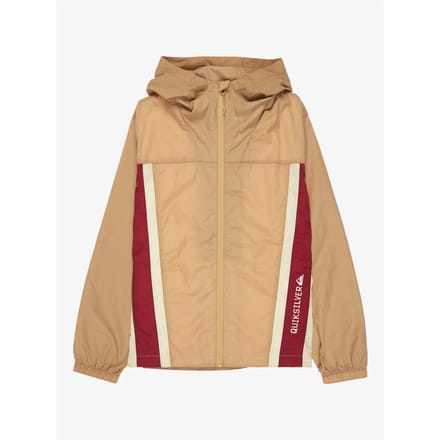 Quiksilver Clicker Windbreaker Regenjas Beige 10 Years Jongen