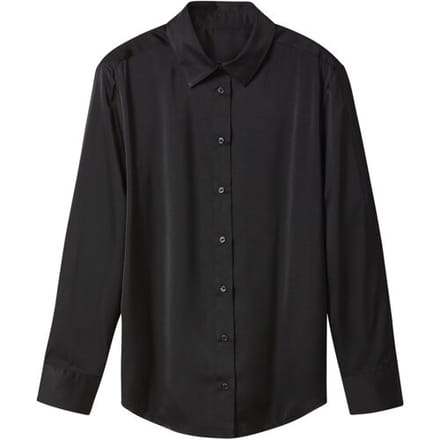 ESMARA Satijnen dames blouse (Zwart, 42)