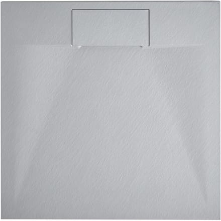 BELIANI AZZURRO - Douchebak - Grijs - 80 x 80 x 3 cm - SMC (kunststof)