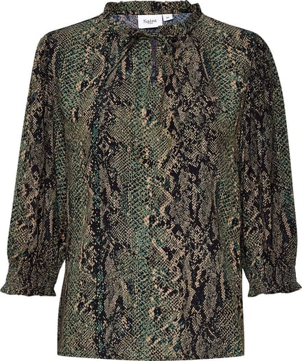 Saint Tropez TessaSZ LS Blouse Dames Blouse - Maat L