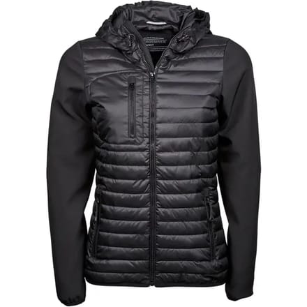 Tee Jays - Women´s Hooded Crossover Jacket - Black - 3XL