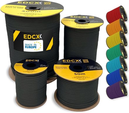 Sterk Multifunctioneel Paracord Touw 4mm Nylon 15 Meter met 7 Strengen