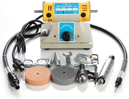 Mini Polijstmachine voor Sieraden - 350W met Variabele Snelheid tot 10.000 RPM