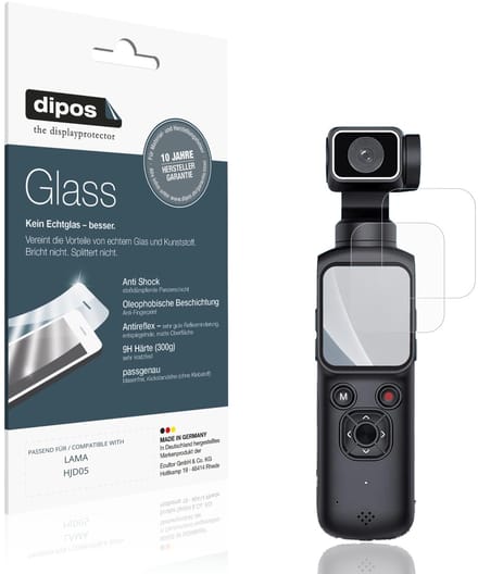 dipos – 2x Matte Pantserfolie geschikt voor LAMA HJD05 | 9H Screenprotector