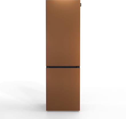 NUNKI LARGECOMBI-FBRO / Combi Bottom Koelkast, E klasse, 269l, Brown, Matte Metallic (FRONT only)