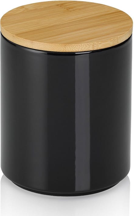 Voorraadpot, 1.2 L, Keramiek, Zwart - Kela | Cady