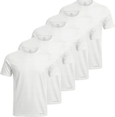 Scotch & Soda - Heren Tee SS 5-Pack T-shirts - Wit - Maat M