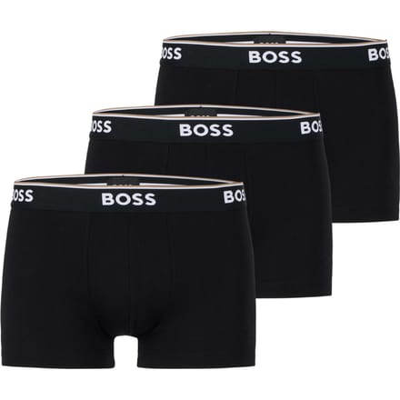 BOSS Korte Boxershorts Power 3-Pack Zwart 001 - Maat M - Heren