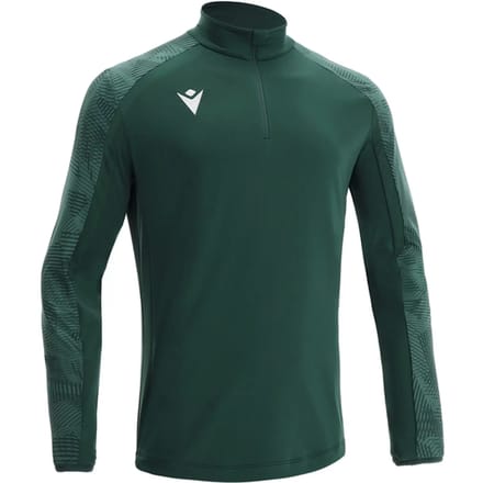 Macron Naryn Ziptop Heren - Bottle Green | Maat: M