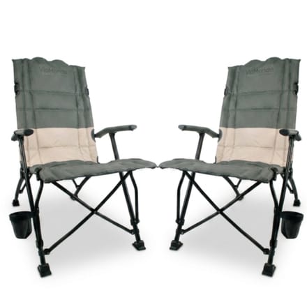 Set 2x ViaMondo Premium Vouwstoel Cremeverde Alto