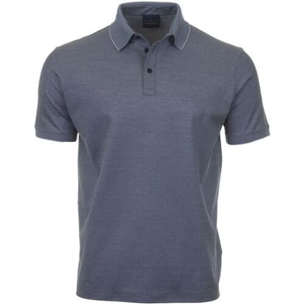 Paul & Shark Polo Two Tone Cotton Piqué Kentucky Blue / male