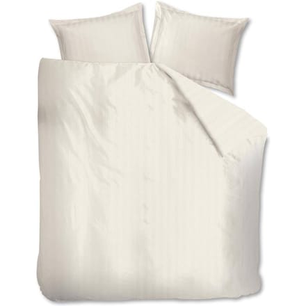 Beddinghouse Shine dekbedovertrek - Effen - Eenpersoons - 140x200/220 cm - Wit