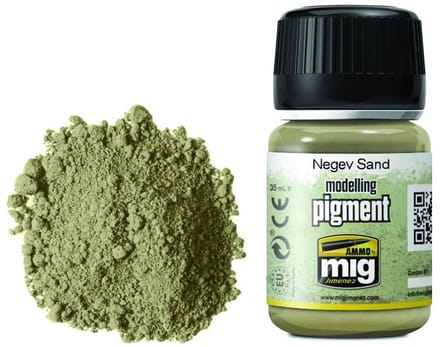 AMMO by Mig Jimenez Modelbouwdecoratie - MIG 3024 Negev Sand Superfine Pigment Effecten potje