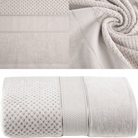 Luxe katoenen badhanddoek 30x50cm, 500 g/m², beige