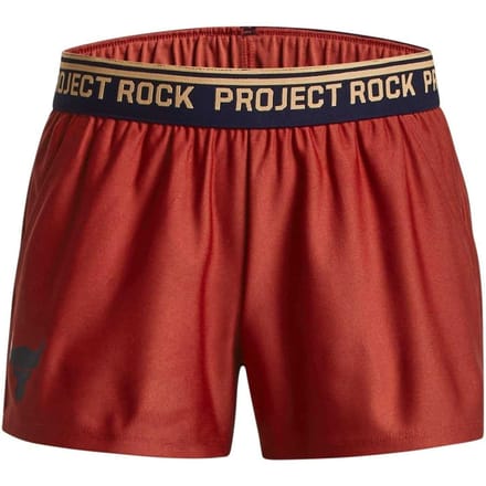 Under Armour Meisjes Project Rock Chino Shorts (Rood)