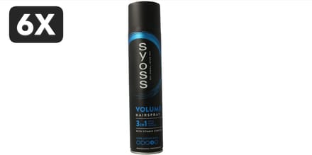 6 x Syoss Volume Haarspray - 300 ml