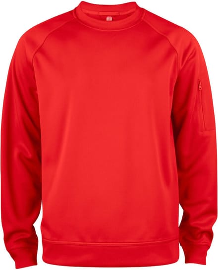Clique Basic Active Roundneck 021010 - Rood - 3XL
