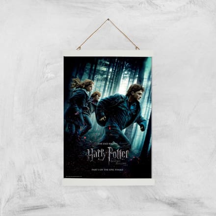 Harry Potter and the Deathly Hallows Part 1 Giclee Art Print - A3 - White Hanger