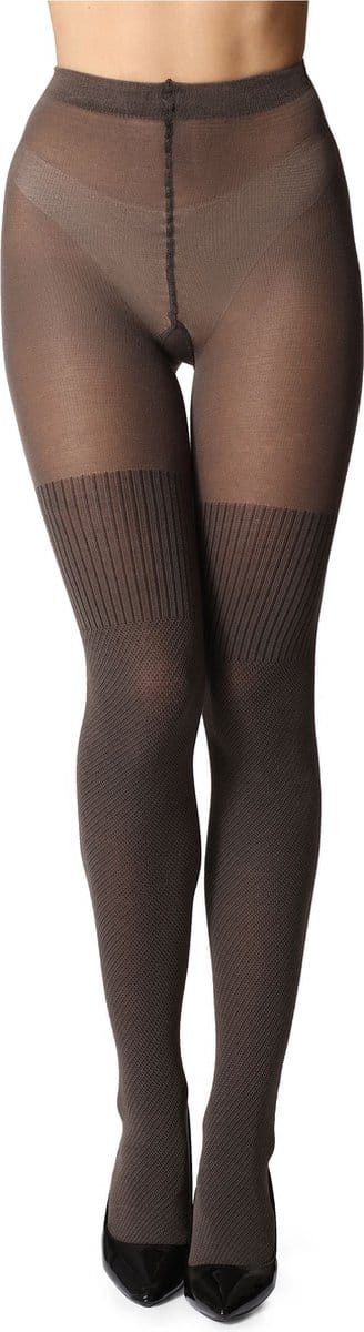Bellivalini Dames Panty - 100 DEN - Medium gloss - Katoen - BLV-GI-1116 - Haze - S
