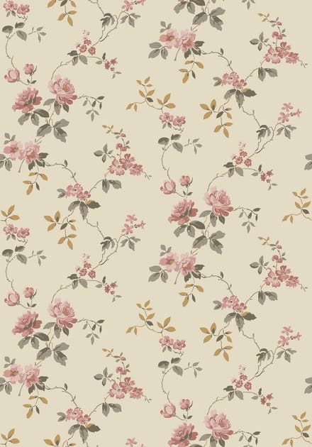 Boråstapeter Vliesbehang 8084 - Anno II - Botanisch Beige - 53cm x 10.05m