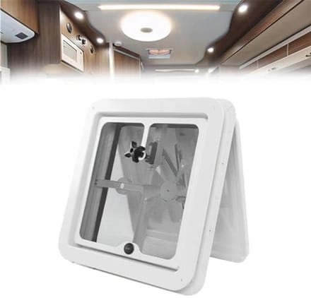 12V Super Silent Camperventilator met Dubbele Ventilator voor Trailer en Caravan
