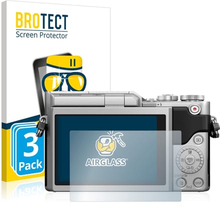 Screenprotector 3 Stuks voor Panasonic Lumix DC-GX800 Beschermglas transparant