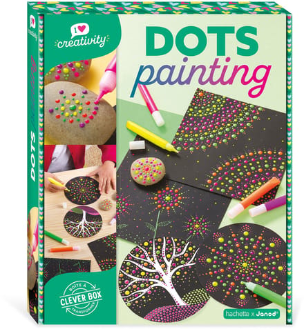 Janod - Ik hou van creativiteit - Stippenschilderij