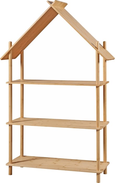 Staand rek Hamarøy voor kinderen 137x90x30 cm bamboe