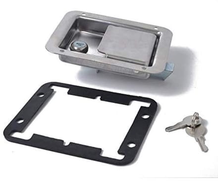 Allecto - Rvs Auto Deurslot Cover - Gesp Protector - Roestvrij Staal