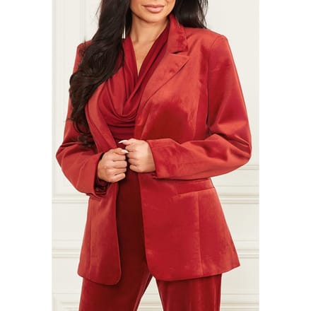 GUESS Marciano By  Lilli Blazer Lacquer Red Taglia: 38 | Blazers Outlet | Donna | Rosso
