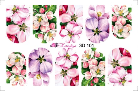 Korneliya 3D Waterdecal - 3D 101