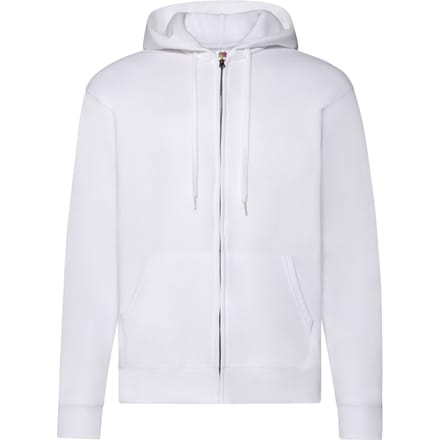 Fruit of the Loom Klassiek capuchonjack voor volwassenen (Wit)
