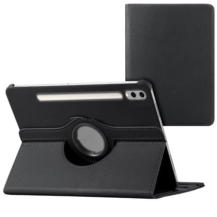 imoshion 360° draaibare Bookcase voor de Samsung Galaxy Tab S10 Plus / Tab S9 FE Plus / Tab S9 Plus - Zwart