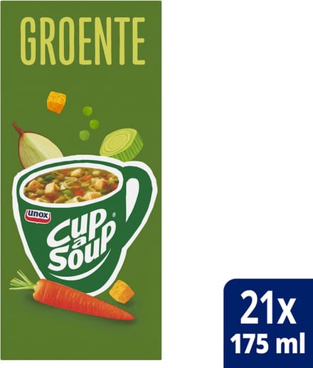 Cup-a-soup unox groente 175ml | Doos a 21 zak