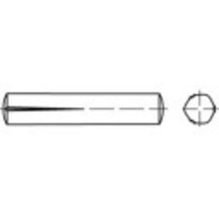 TOOLCRAFT 136080 Conische kerfpaspen (Ø x l) 4 mm x 10 mm Staal 100 stuk(s)