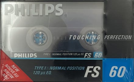 Philips FS60 Cassettebandje – Type I – 60 min – Normal – Gesealed