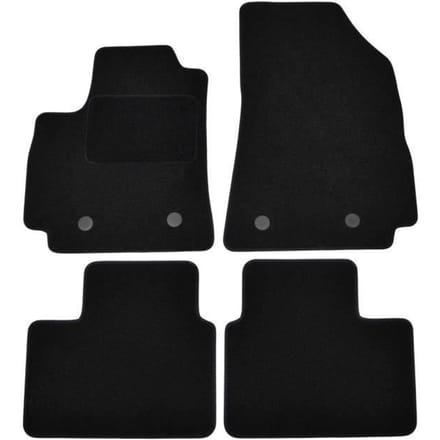 Vloermatten - Renault - Arkana - Zwart velours - 4 stuks - Nauwkeurige pasvorm