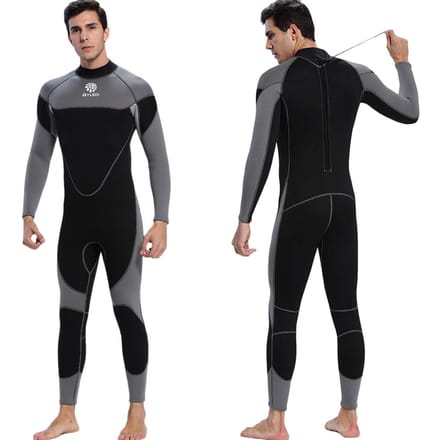 Heren 3mm Neopreen Wetsuit Surfen Zwemmen Duikpak Wetsuit XXL black