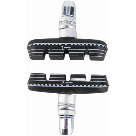 1 Paire Patins de Frein V-Brake pour Vélo Pliant 55 mm Blocs de Caoutchouc avec Écrous black