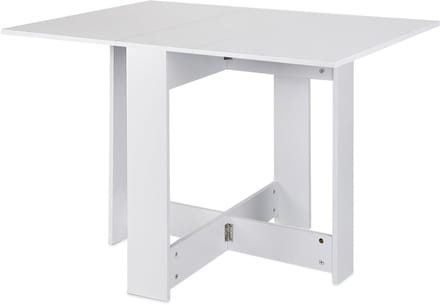 PIPIPOXER-Inklapbare Tafel| Eettafel Uitschuifbaar| Opvouwbaar| 102.5*76*73cm-Wit
