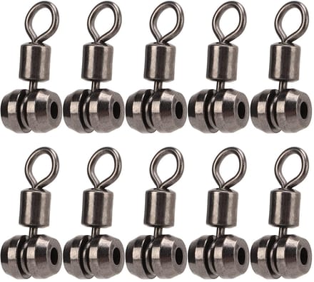 Allecto - Vissersverbindingen - 3-Weg Barrel Swivels - 10 Stuks