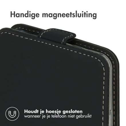 Accezz Hoesje - Geschikt voor Xiaomi Redmi Note 13 (5G) - Flipcase - Zwart
