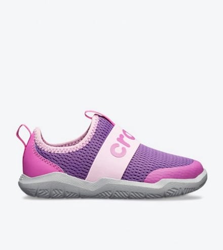 Crocs Swiftwater Easyon Logo Shoe Paars Maat 33/34 US J2