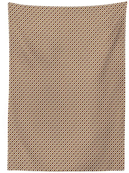 ABAKUHAUS Tafelkleed – Aardetinten – 140x240 cm – Satijn