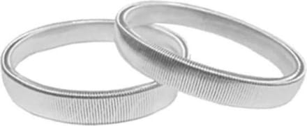 Akyol - Mouwophouders - zilverkleurig - Classic - 2 stuks - Per Paar - Elastisch